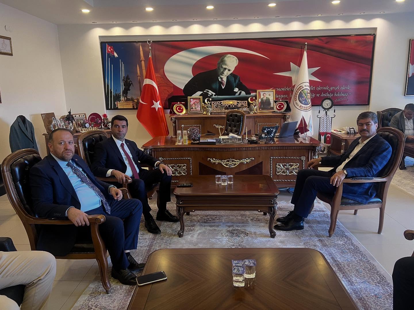 Milletvekili Erkan’dan Kaman Belediye Başkanı Emre Demirci’ye Ziyaret