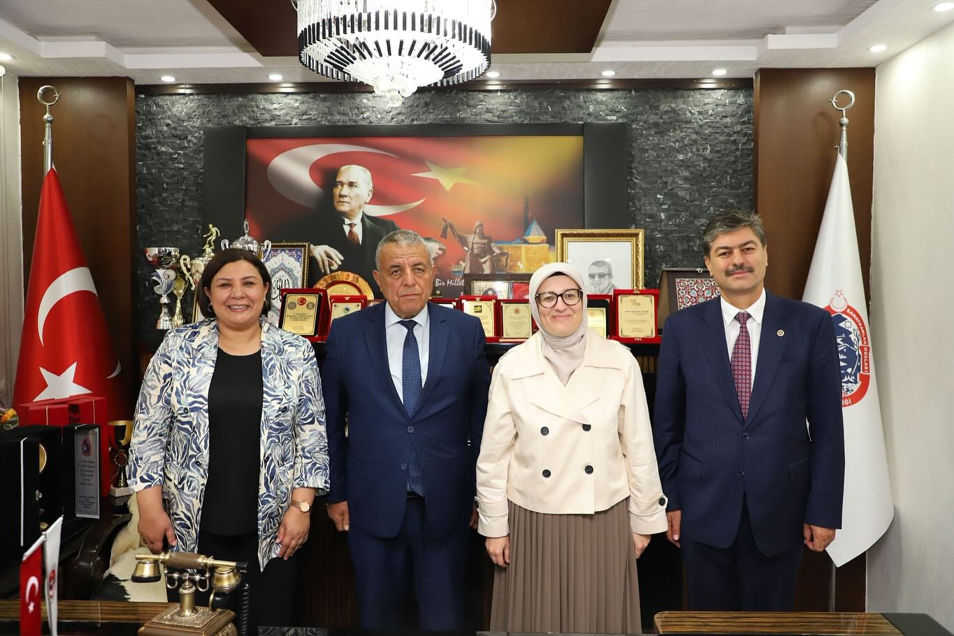 Kırşehir’de Esnaf ve Sanatkârlar Odaları Birliği’ne Ziyaret