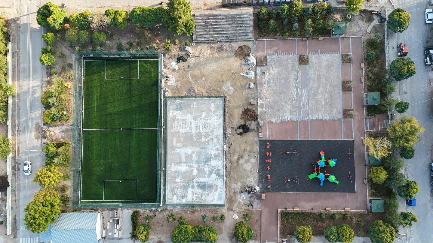 Akpınar’da Spor Tesisleri Tamamlanmak Üzere