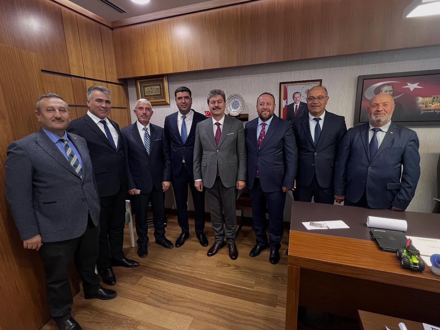 AK Parti Kırşehir İlçe Başkanlarından TBMM’de Ziyaret