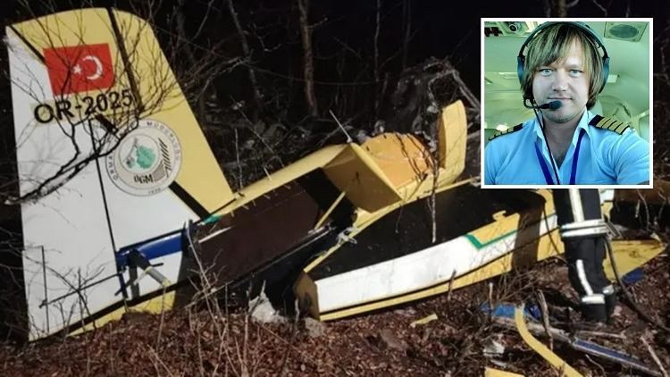 Orman Genel Müdürlüğü Uçağı Düştü: Pilot Hasan Bahar Şehit Oldu