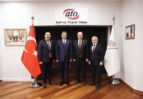 Milletvekili Necmettin Erkan’dan Ankara Ticaret Odası’na Ziyaret