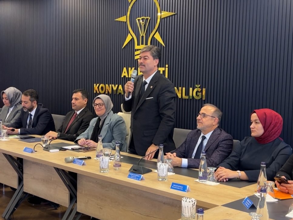 Konya’da “Bir Sofrada Vuslat” Buluşması: AK Parti Teşkilatları ve STK’larla Ortak Akıl Vurgusu