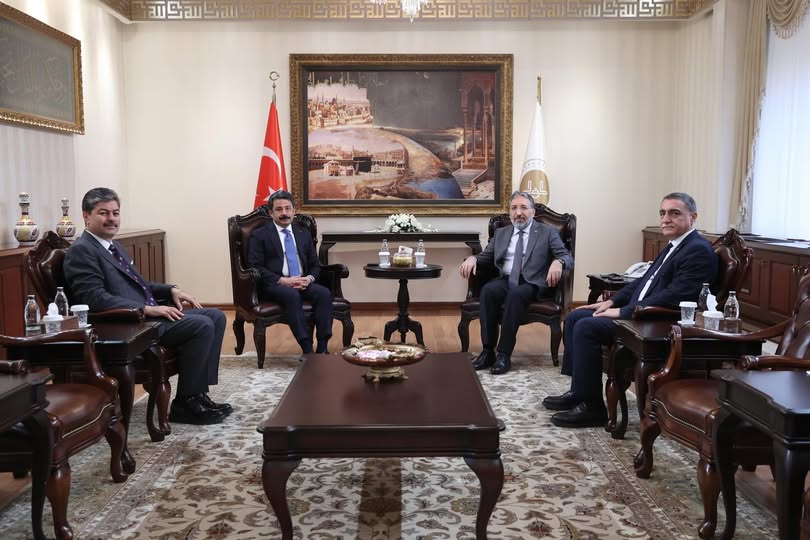 Necmettin Erkan’dan Diyanet İşleri Başkanlığı’na Ziyaret: Kırşehir İçin Manevi Hizmetler Ele Alındı