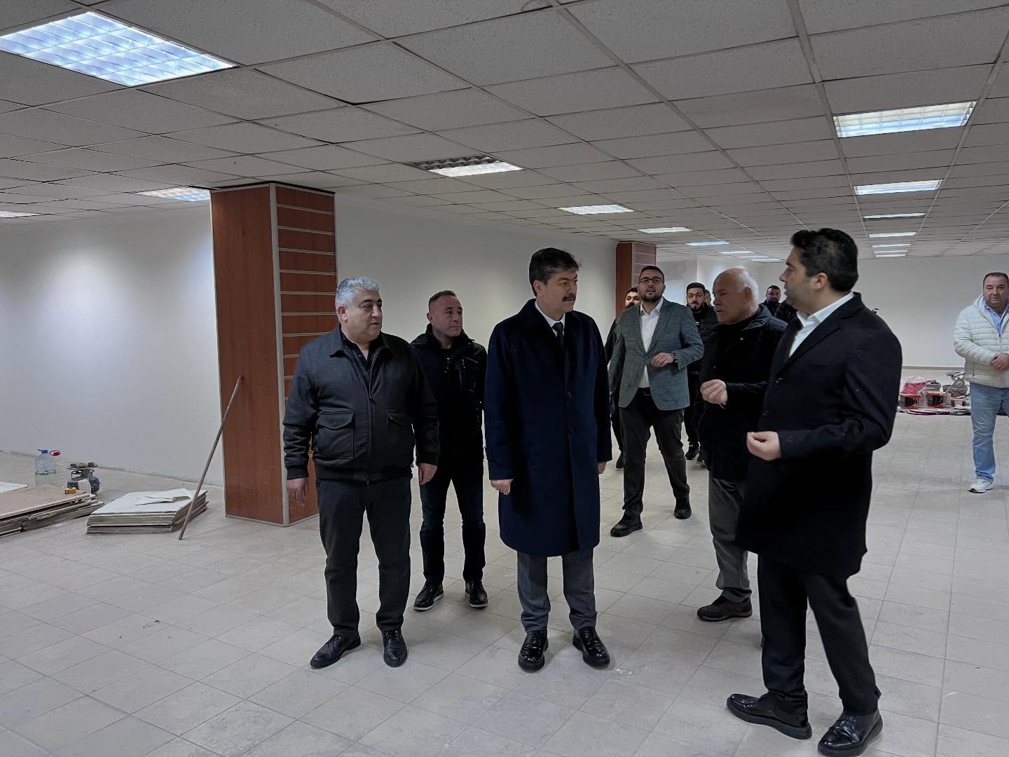 Necmettin Erkan Kaman’da Yeni İlçe Başkanlığı Çalışmalarını İnceledi
