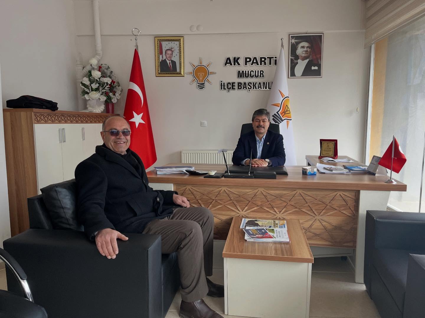 Necmettin Erkan Mucur’da Teşkilatla Buluştu