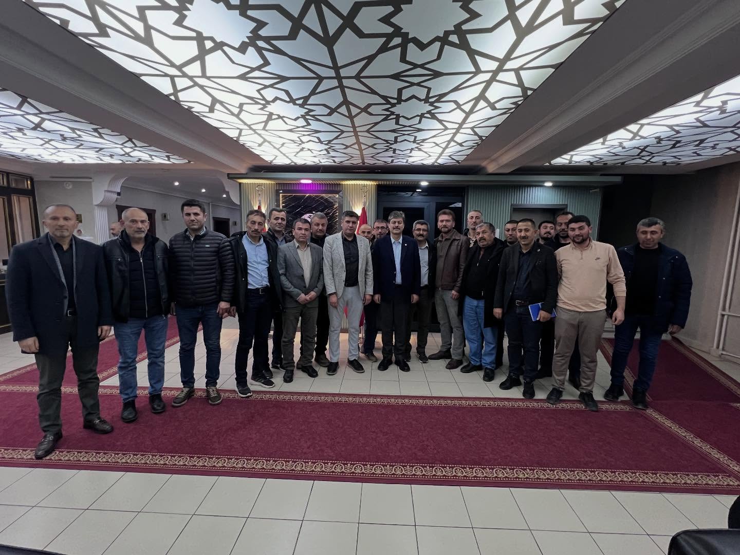 Necmettin Erkan Dulkadirli Köyleri Temsilcileriyle Buluştu