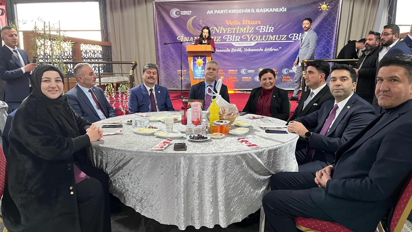 Necmettin Erkan ve Hasan Basri Yalçın Kaman’da Vefa İftarında