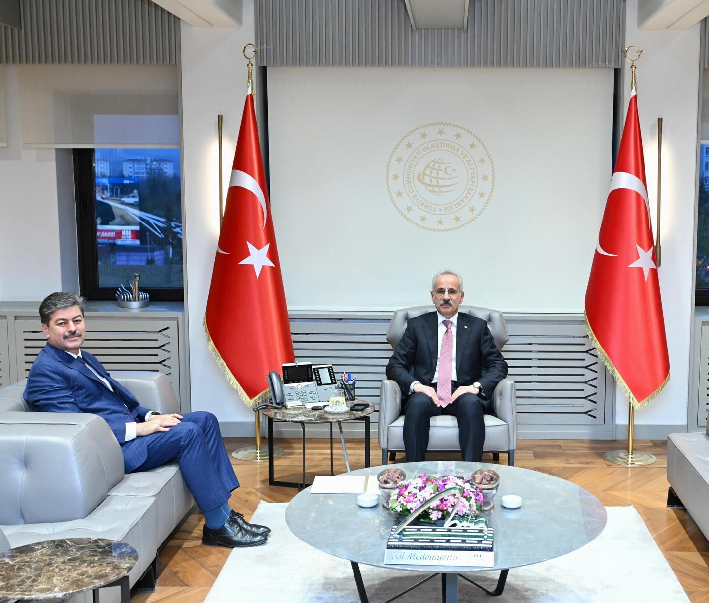 Necmettin Erkan’dan Ulaştırma Bakanı Uraloğlu’na Ziyaret: Kırşehir Ulaşım Projeleri Masada