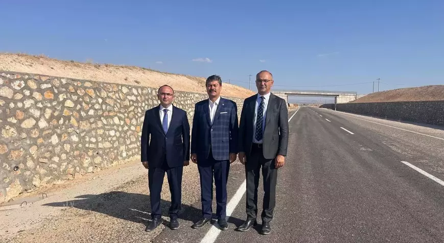 AK Parti Kırşehir Milletvekili Erkan kentte yürütülen kara yolu projelerini inceledi