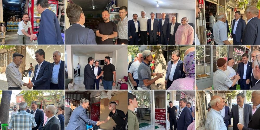 Necmettin Erkan’dan Gerger Esnafına Ziyaret: “Yerel Kalkınmanın Temeli Esnaftır”