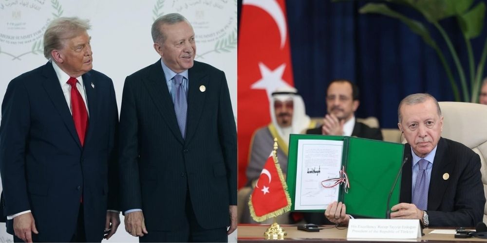 Cumhurbaşkanı Erdoğan, “Barış İçin Şarm El-Şeyh Zirvesi”nde Niyet Beyanı’nı İmzaladı