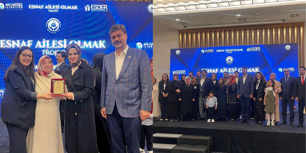 ''Esnaf Ailesi Olmak” Programında Dayanışma ve Paylaşım Vurgusu