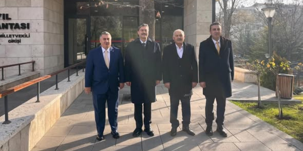 Esnaf Odaları Başkanlarından TBMM’de Necmettin Erkan’a Ziyaret