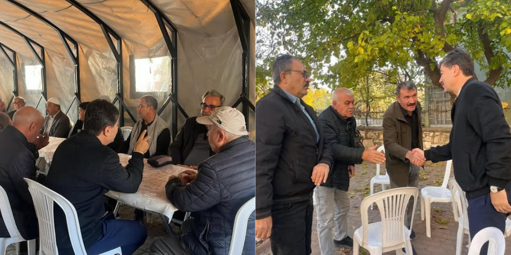 Necmettin Erkandan Kırşehir’de Taziye Ziyareti