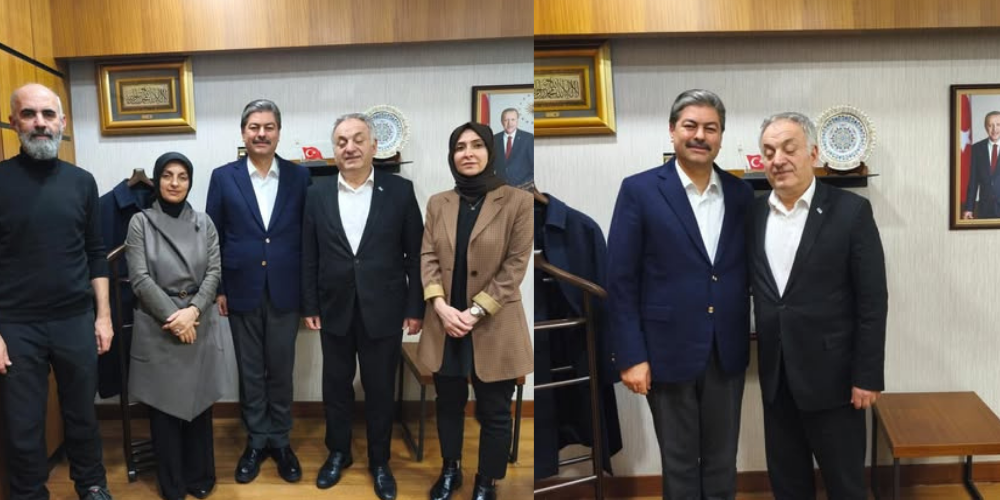 Necmettin Erkan, Beyazay Derneği Heyetini Gazi Meclis’te Ağırladı