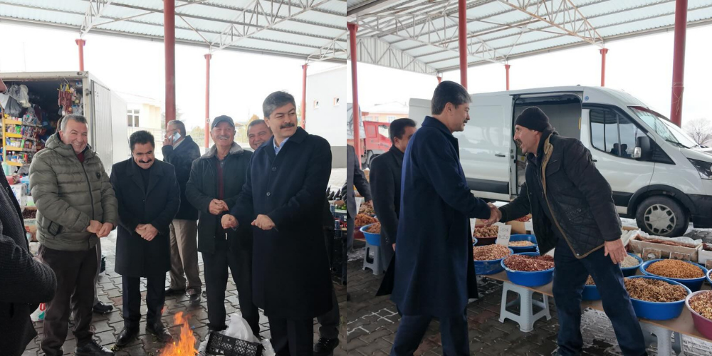 Necmettin Erkan Akçakent’te Esnafla Buluştu