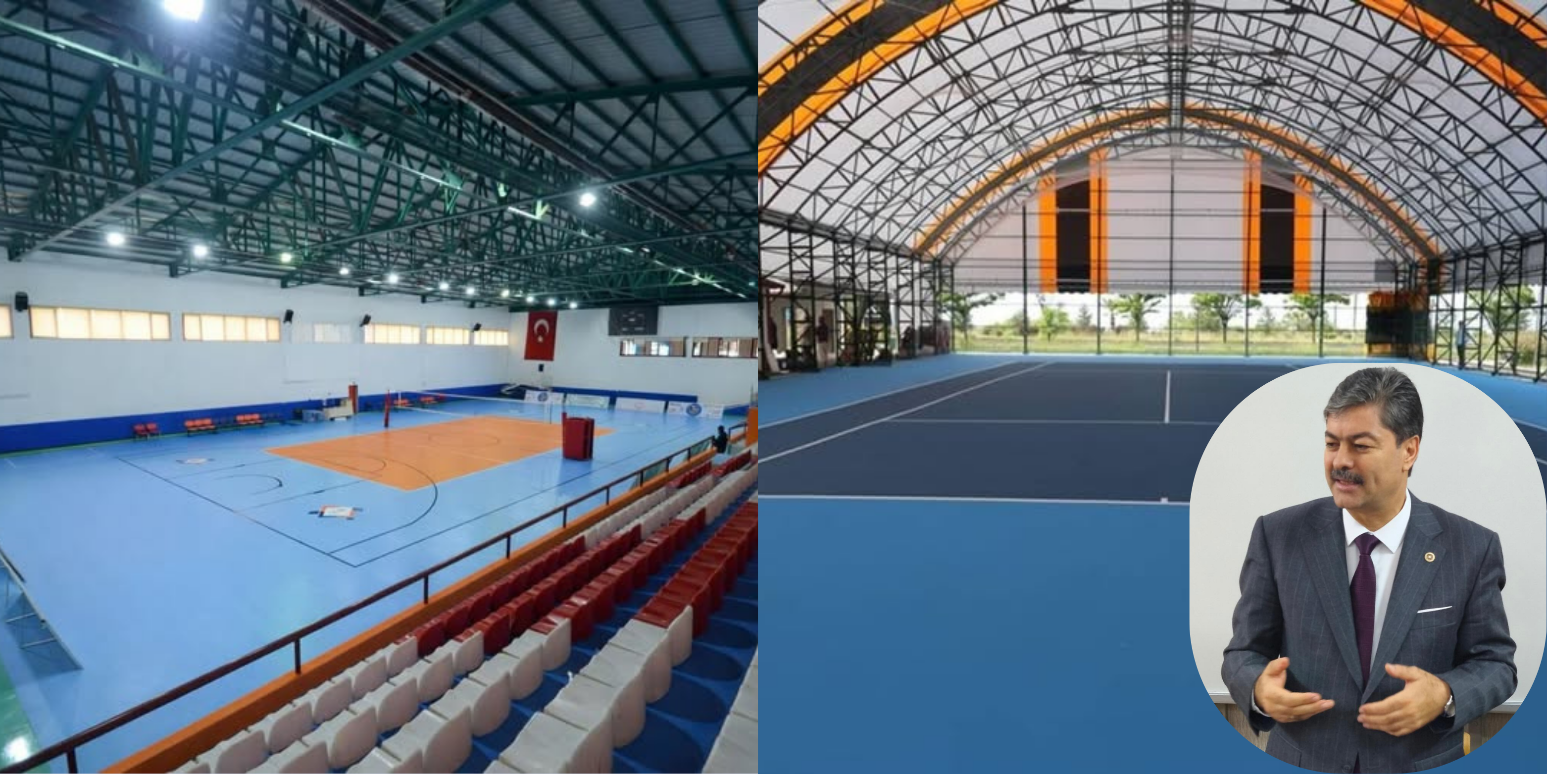 KIRŞEHİR’E SPORDA YENİ YATIRIMLAR: ÇOK AMAÇLI SALON VE TENİS KORTLARI GELİYOR